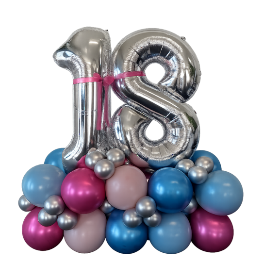 Deluxe Large Double Foil Number Base